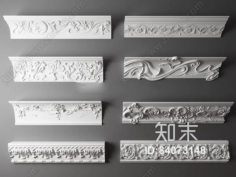 Classic Detail 3D Models – Plaster 3D – 011