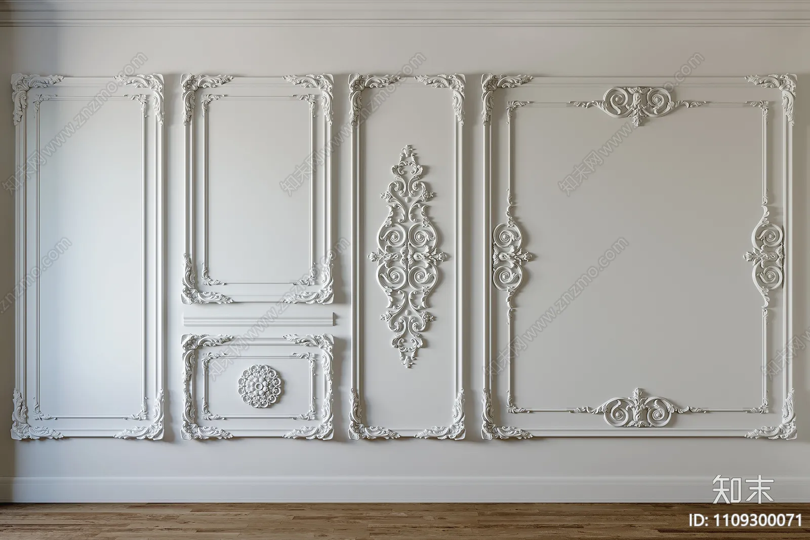 Classic Detail 3D Models – Plaster 3D – 013