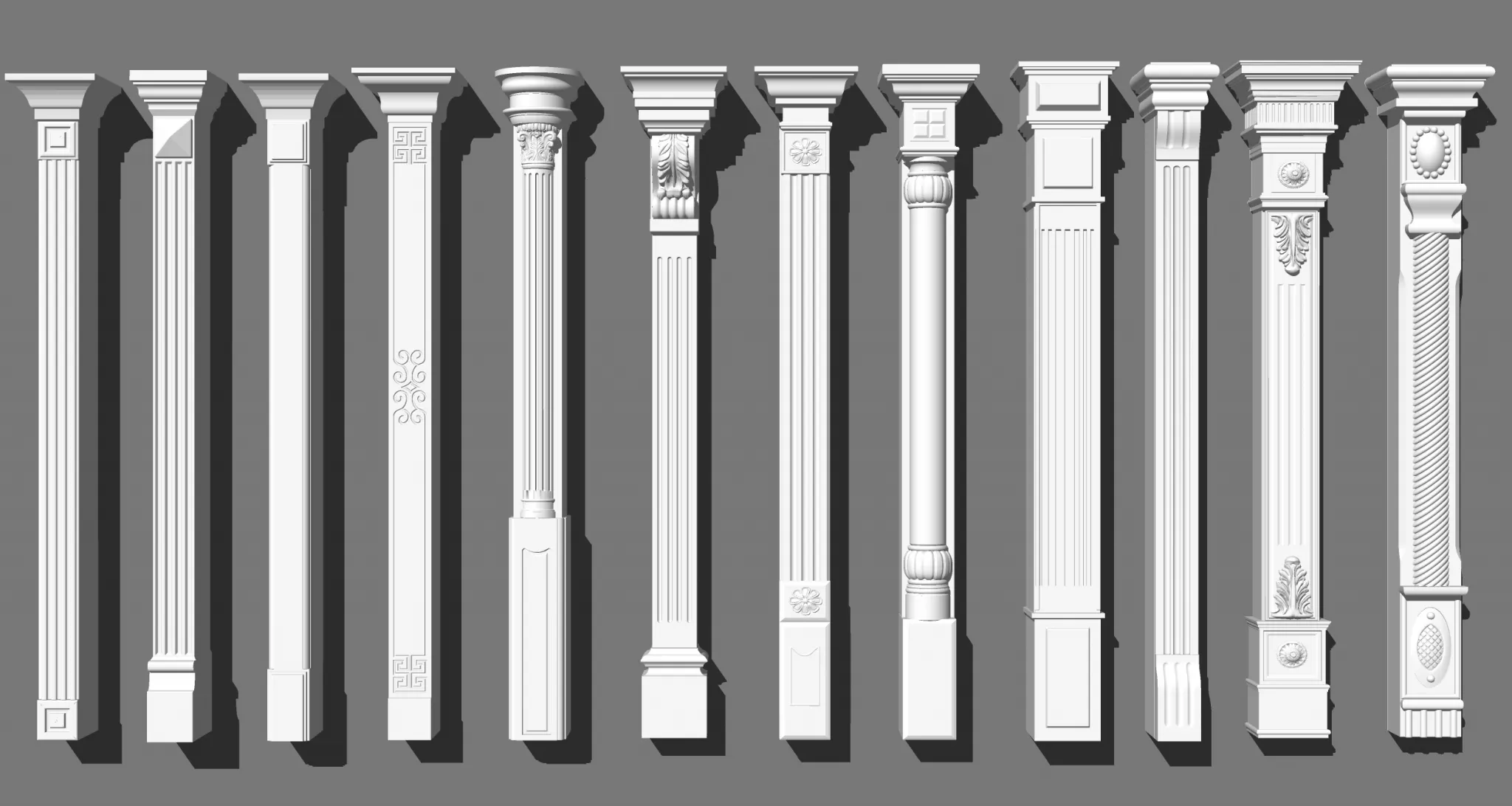 Classic Detail 3D Models – Plaster 3D – 055