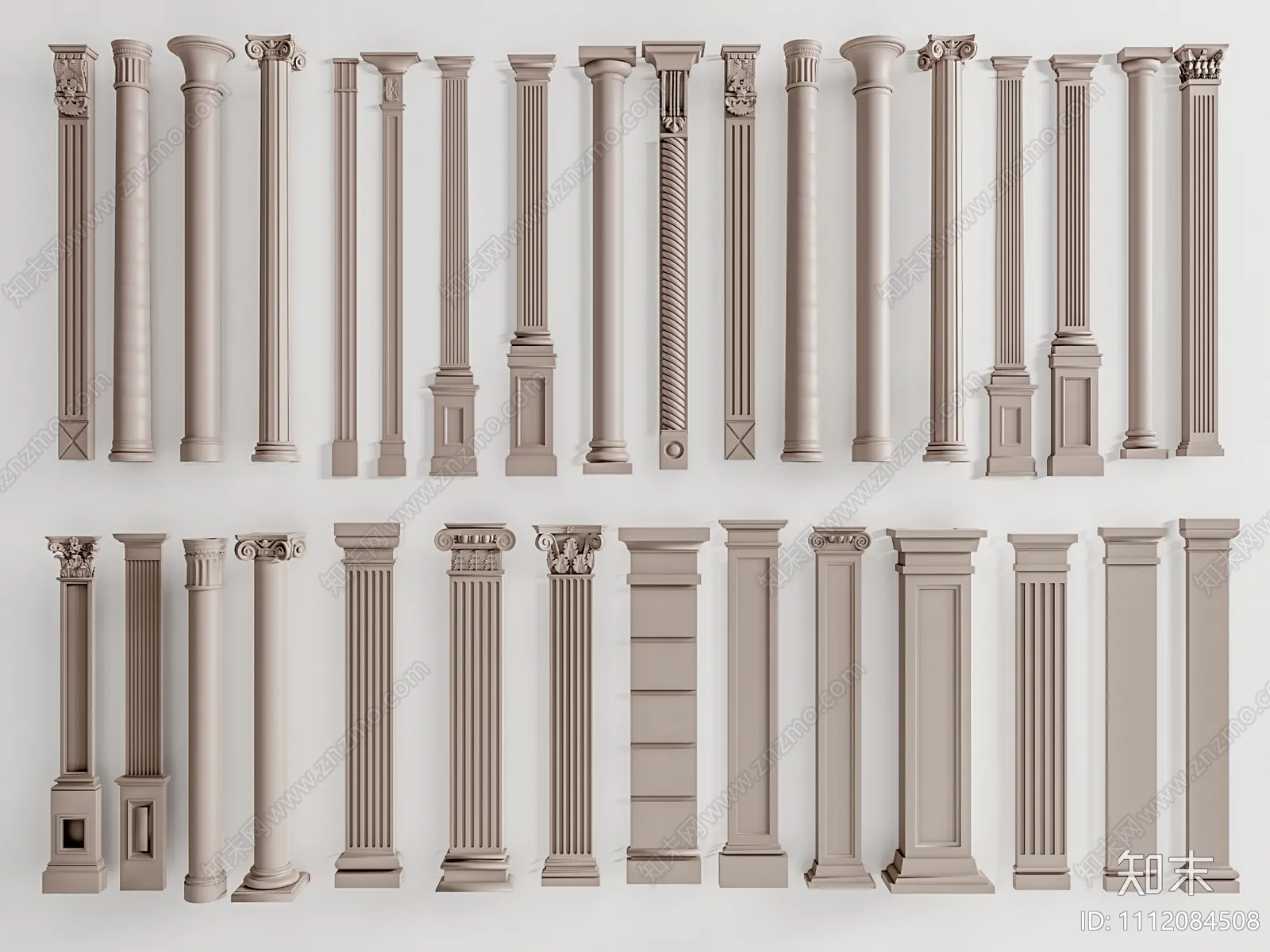 Classic Detail 3D Models – Plaster 3D – 082