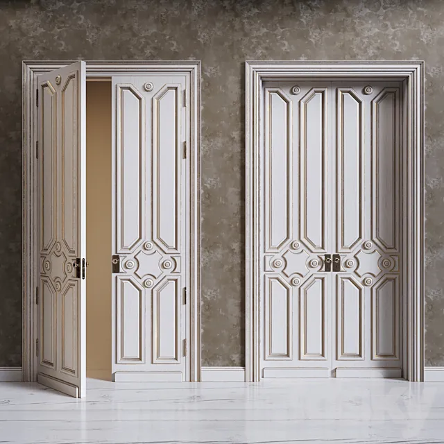 Classic door 3ds Max