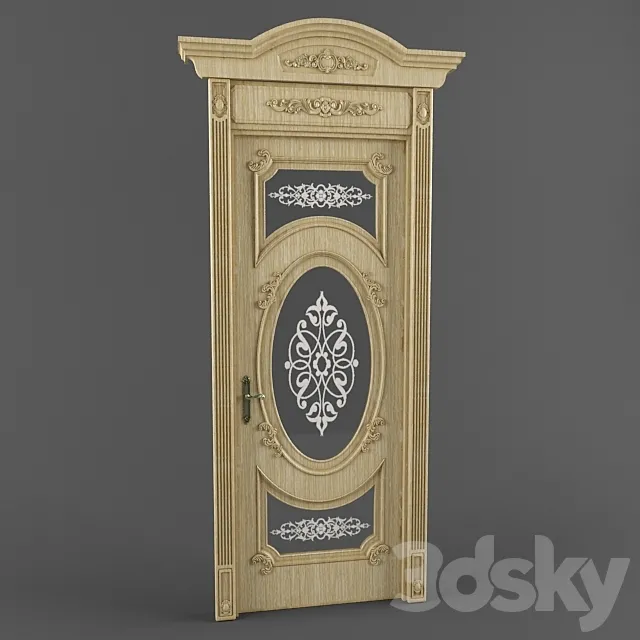 CLASSIC DOOR 3DS Max Model