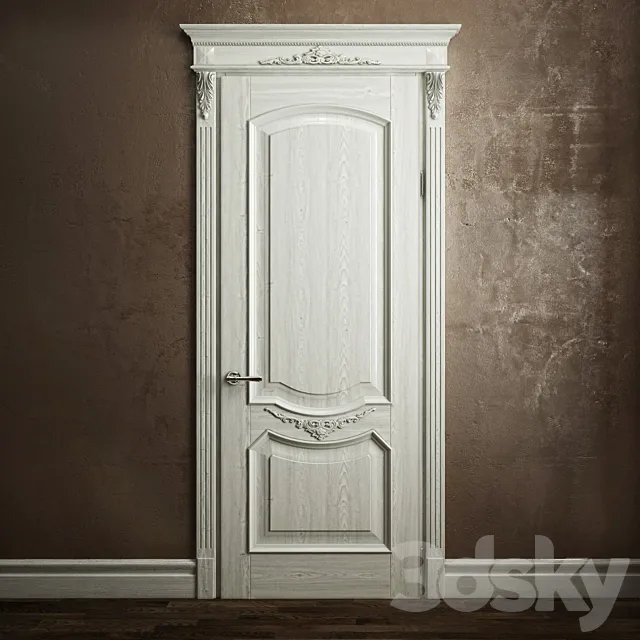 Classic door 3DS Max Model