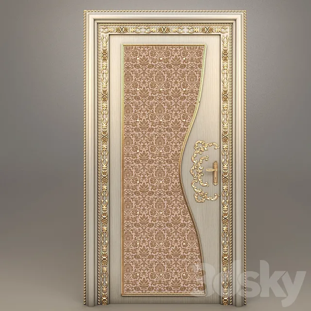 Classic Door 3DS Max Model