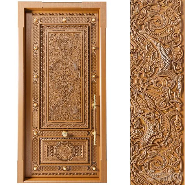 Classic Door N01 3dsMax Model