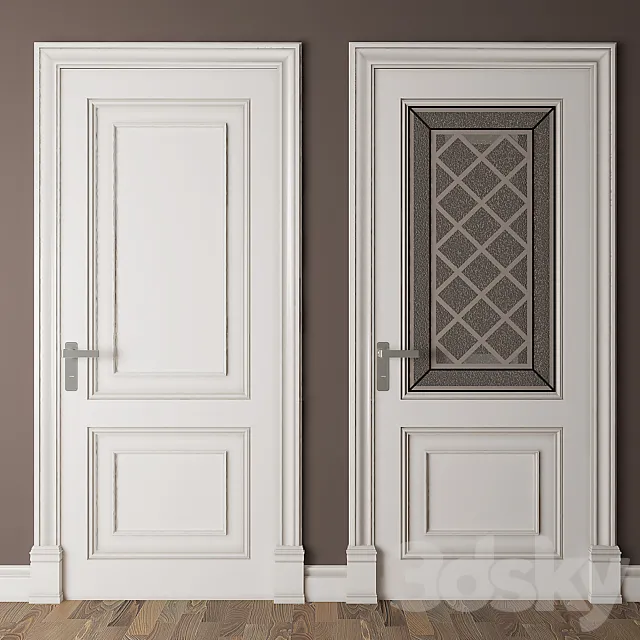 Classic door_03 3DS Max Model