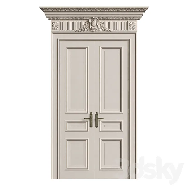 Classic Doors 01 3dsMax Model