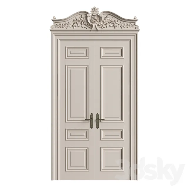 Classic Doors 07 3ds Max