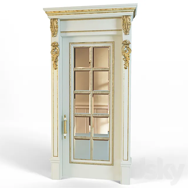 Classic doors 3ds Max