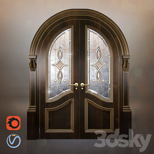 Classic Doors – Arch 3DS Max Model