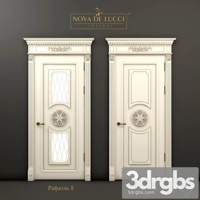 Classic doors of raphael 8 and raphael 9 3dsmax Download