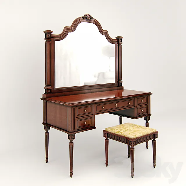 Classic dresser 3DS Max Model