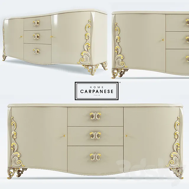 Classic dresser Carpanese 3ds Max