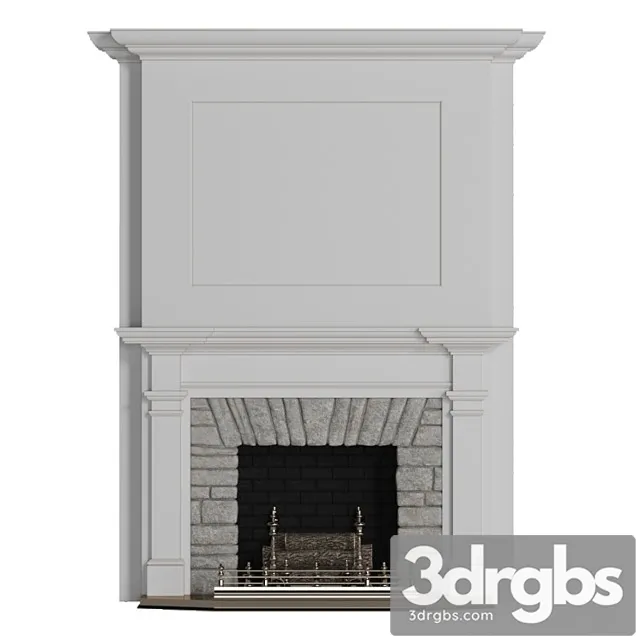 Classic fireplace 4 3dsmax Download