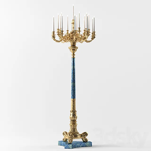 Classic floor lamp BALDI 3ds Max