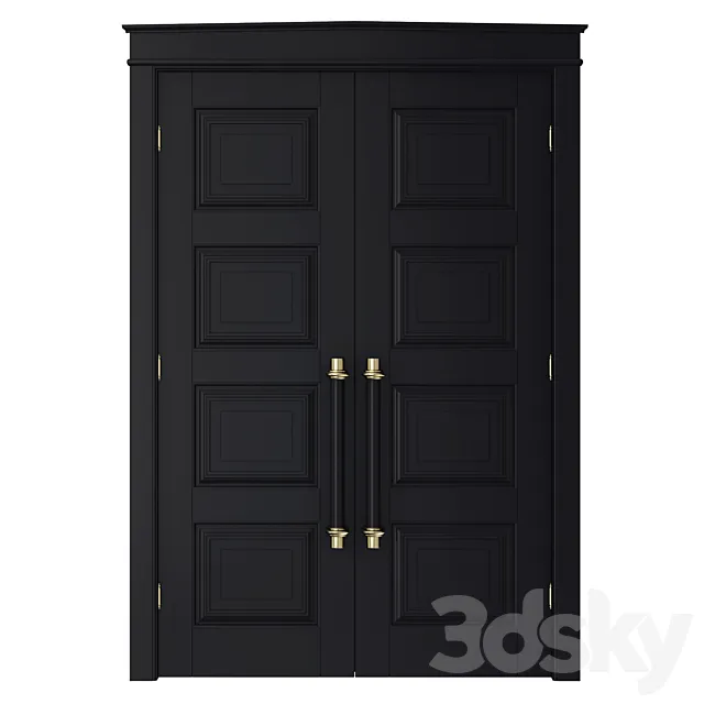 Classic front door 3DS Max Model