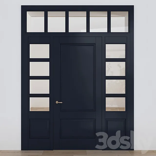 Classic front door 3ds Max