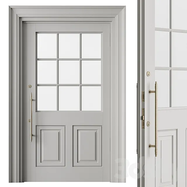 Classic Front Door – Set 69 3DS Max Model