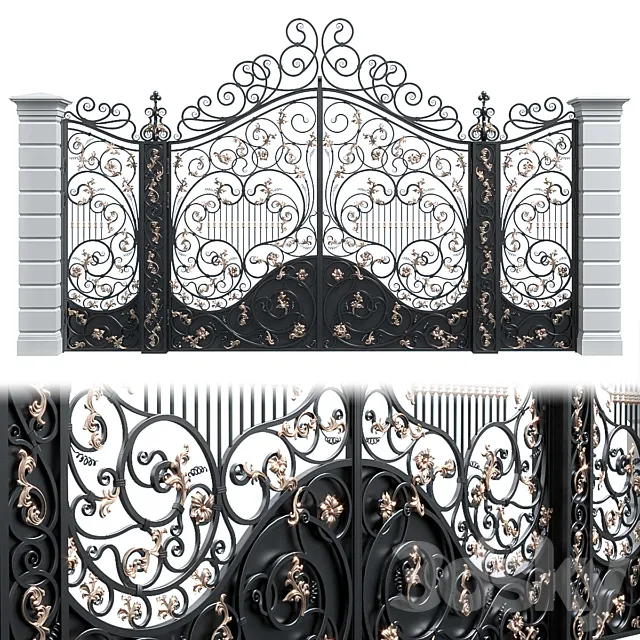 Classic gate 3DS Max Model