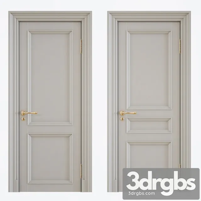 Classic interior doors 13 3dsmax Download