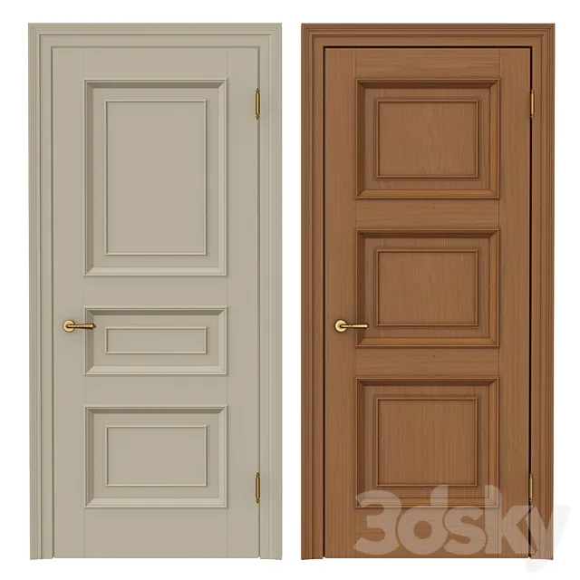 Classic interior doors 3DSMax File