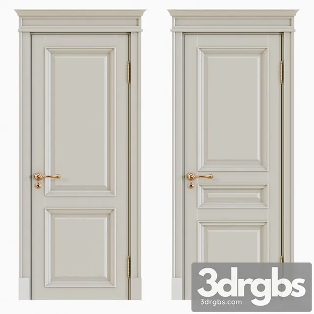Classic interior doors 6 3dsmax Download