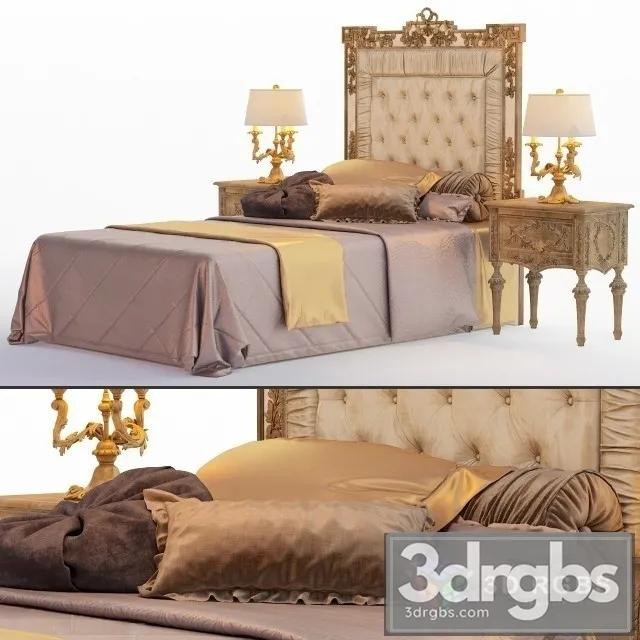 Classic Luxury Bed 3 3dsmax Download