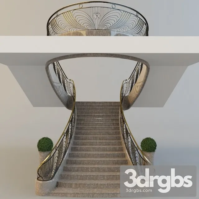 Classic Luxury Staircase 3dsmax Download