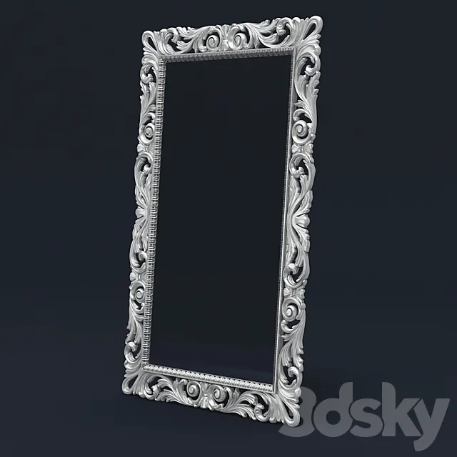 Classic Mirror Frame 3ds Max