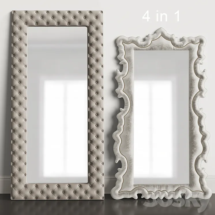 Classic mirror set 3DS Max