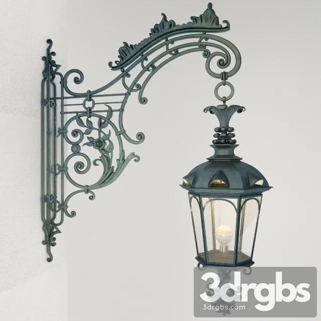 Classic Outdoor Wall Lamp 3dsmax Download