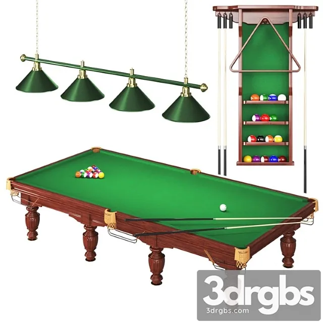 Classic pool table 3dsmax Download