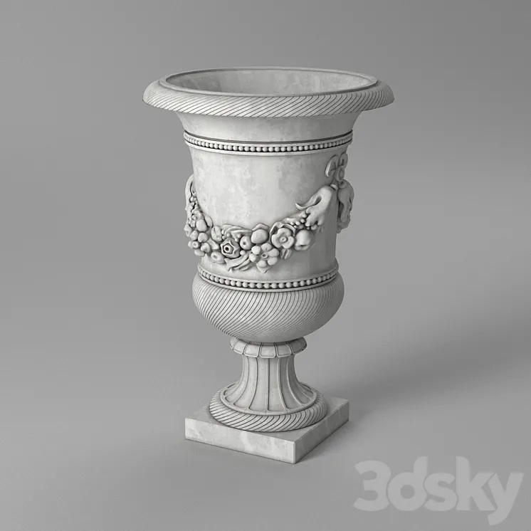 Classic pot 3DS Max