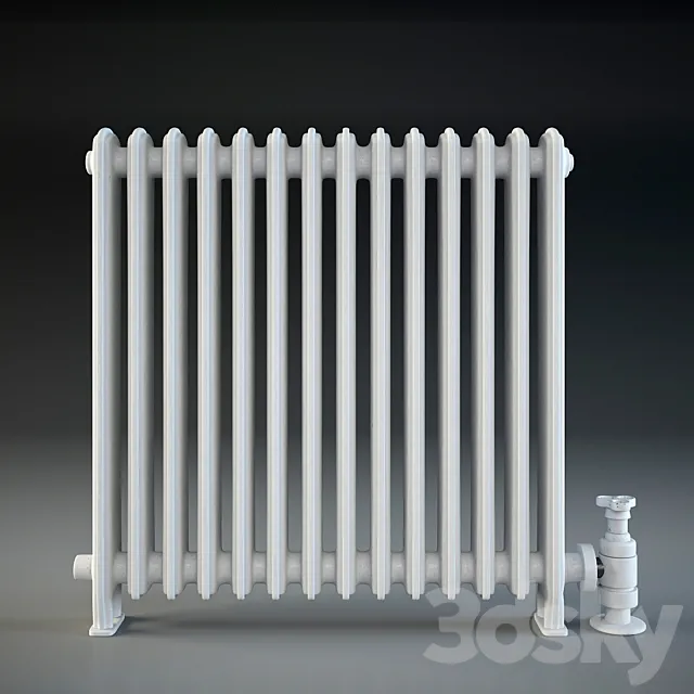 Classic radiator heating 3DSMax File