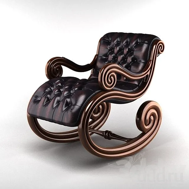 Classic rocking chair 3DSMax File