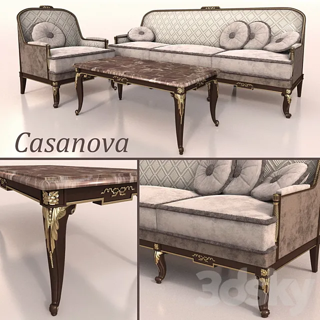 Classic set Casanova 3DSMax File