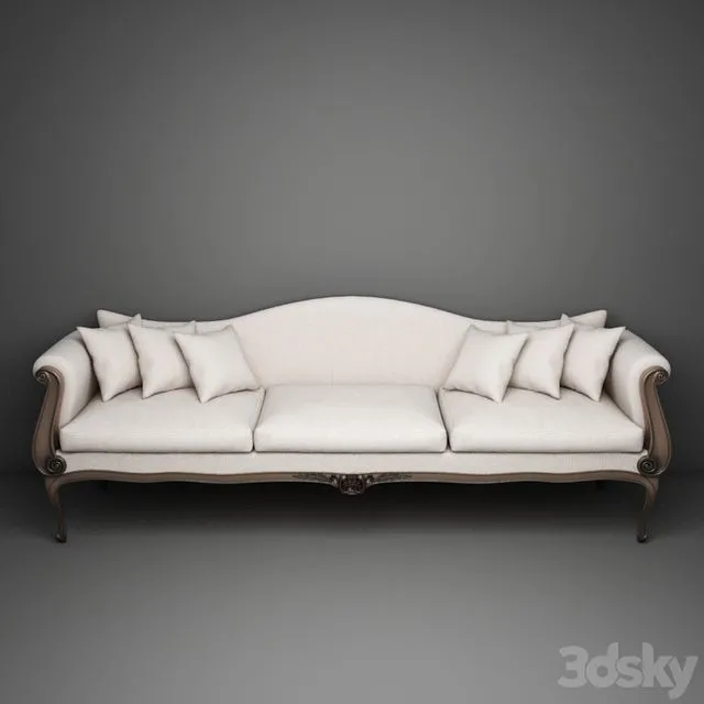 Classic Shallow 3 seat 3dsMax Model