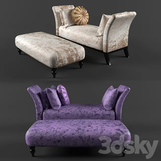 Classic sofa 3DS Max Model