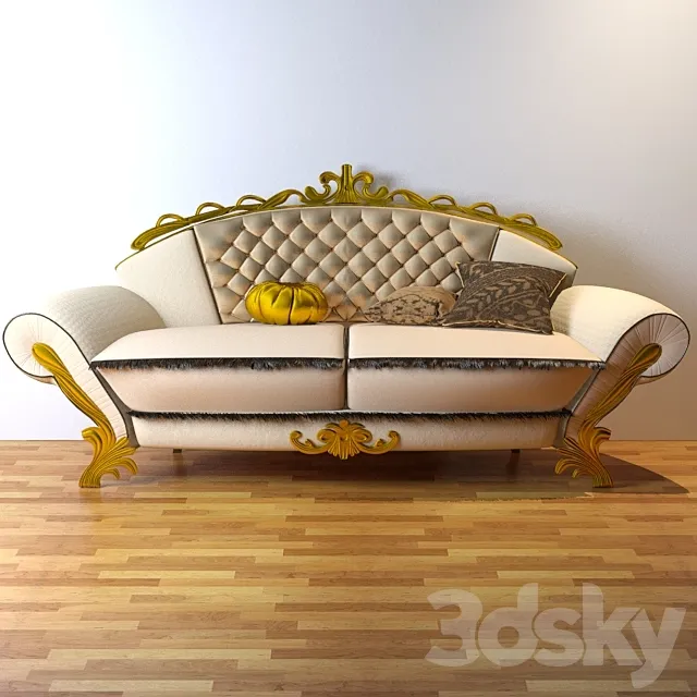 classic sofa 3DS Max Model