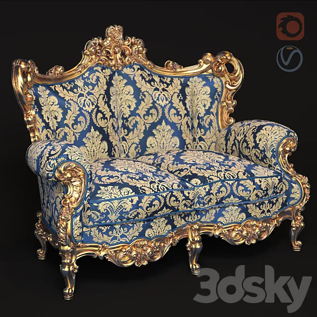Classic sofa Varie 3ds Max