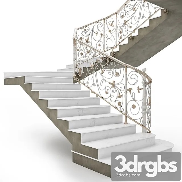 Classic staircase 3 3dsmax Download