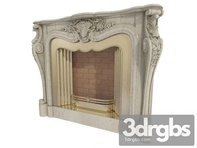 Classic Stone Fireplace 3dsmax Download