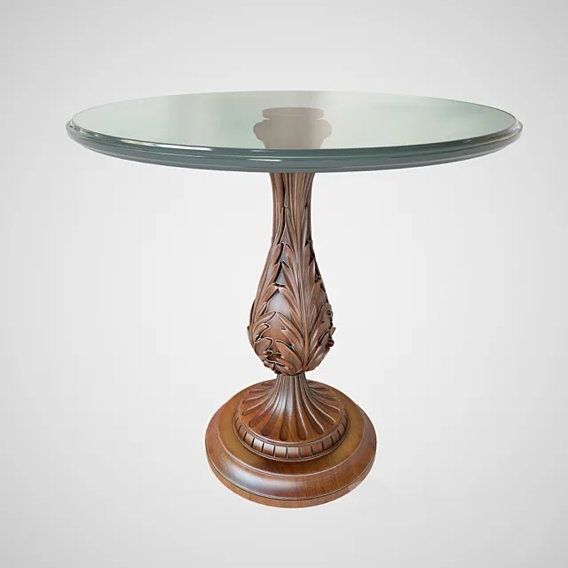 classic table 3DS Max Model