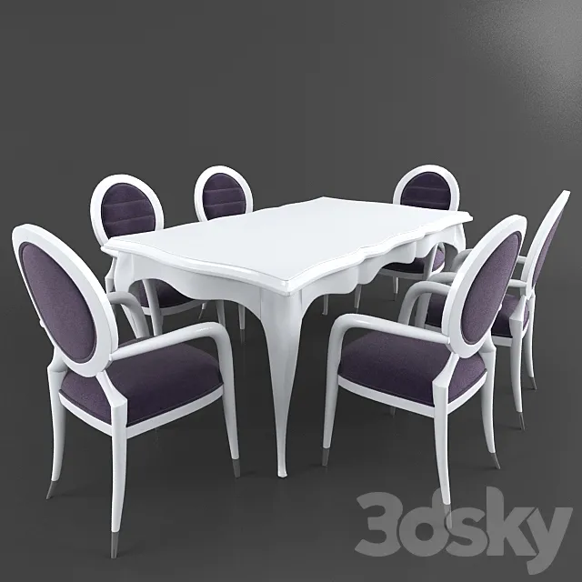 Classic table 3DSMax File