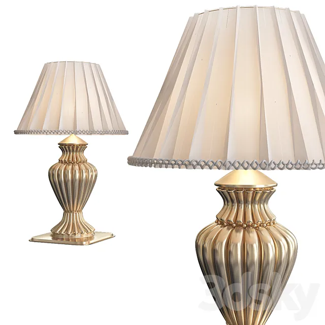 Classic table lamp 3DS Max Model