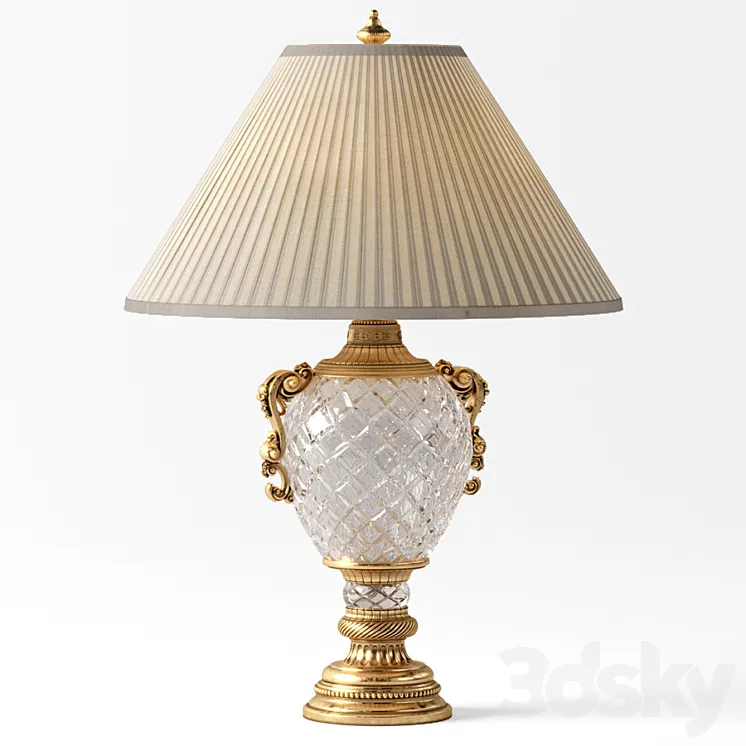 Classic table lamp Griffiths & Griffiths 3DS Max Model