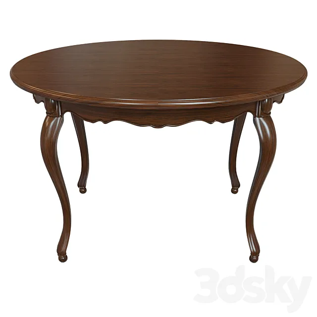 Classic table_1200 3ds Max