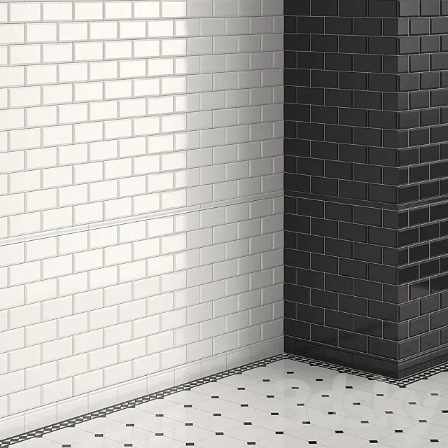 Classic tile 3ds Max