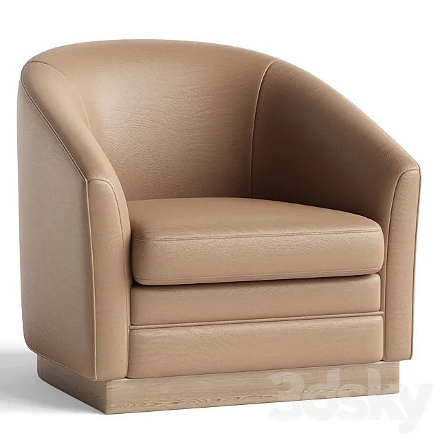 Classic Tub Armchair 3ds Max