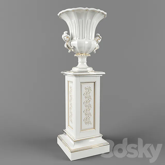 Classic vase 3DS Max Model